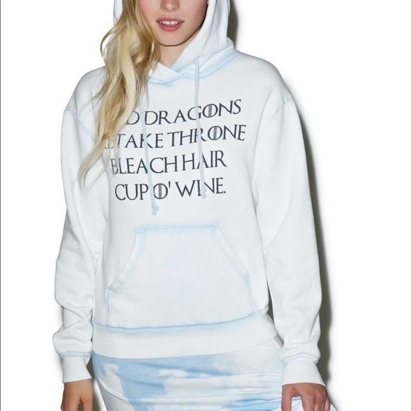 Wildfox Daenerys Cup O Wine Dragons Hoodie Game of Thrones XS - Picture 3 of 3